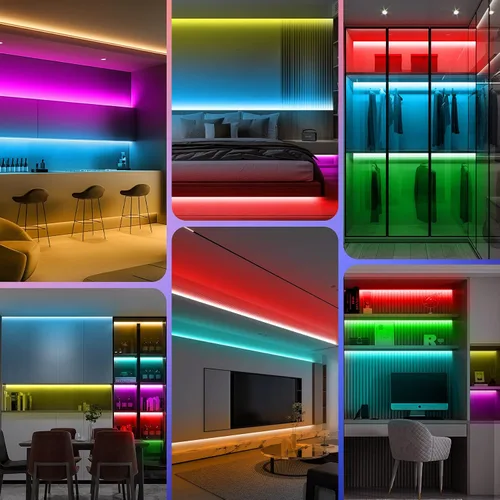 Vista 6 de Kit de controlador LED RGB de panel táctil RF para 5/12/24V 4-PIN