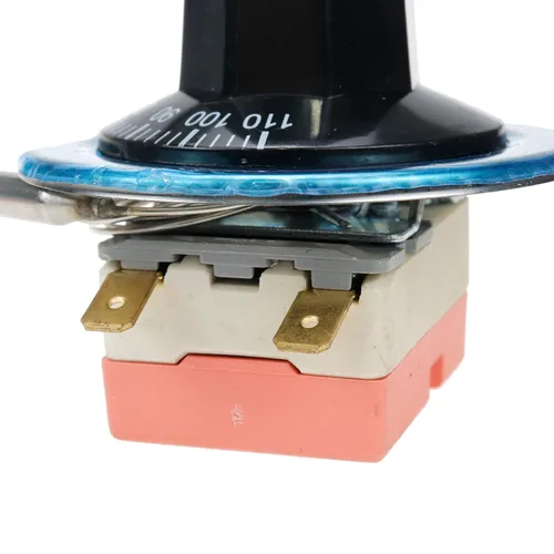 Vista 4 de Termostato de control de temperatura ajustable de 30-110 Celsius 125V/250VAC - Paquete de 2