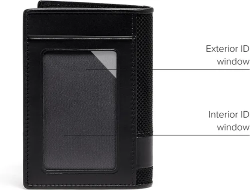 Vista 7 de Tumi 01192274 ALPHA SLG - Tarjetero con ventana múltiple, producto oficial original, negro, talla única