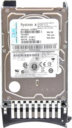 Vista 2 de IBM 81Y9670 300GB 15K 6GBPS SAS 2.5" HS HDD 81Y9671