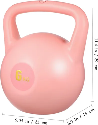 Vista 2 de Pesa rusa de polietileno llena de agua, portátil, peso de entrenamiento de fuerza para entrenamiento de gimnasio en casa, equipo de ejercicio