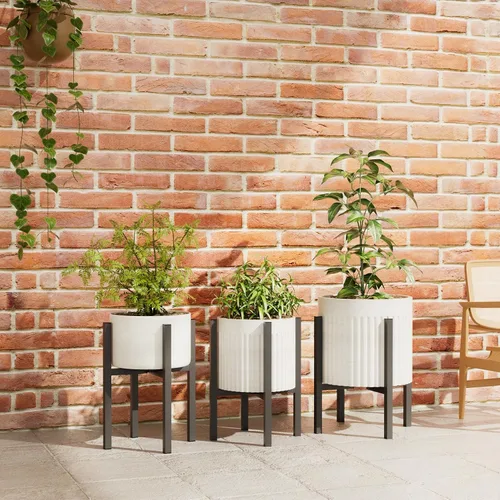 Vista 7 de Linpla Soporte de Metal Ajustable para Plantas de Interior y Exterior - Se Adapta a Macetas de 8 a 12 Pulgadas - Soporte para Macetas Moderno