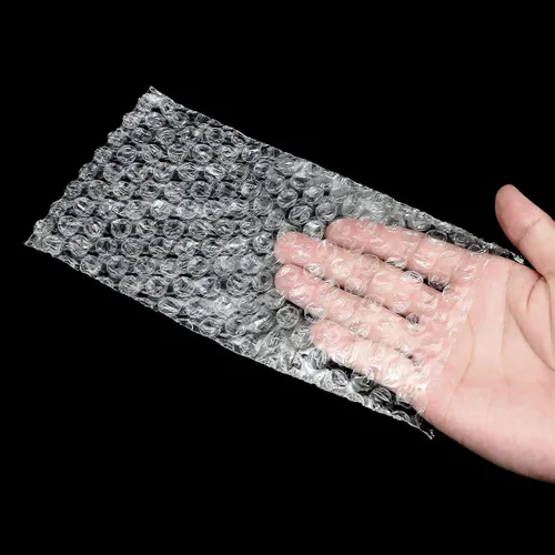 Vista 5 de 200 Piezas Bolsas de Burbujas Transparentes de 4x8 pulgadas, Bolsas Protectoras de Burbujas de Doble Pared Corte al Ras Engrosadas a Prueba