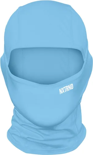 Vista 13 de Nxtrnd Máscara de esquí transpirable, Pasamontañas ligero, Shiesty que absorbe la humedad Negro