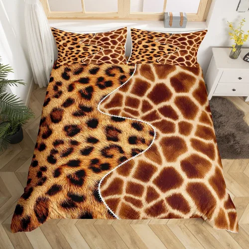 Vista 20 de Funda de edredón de ciervos de alce, juego de ropa de cama de animales del bosque, decoración rústica de granja, funda de edredón individual