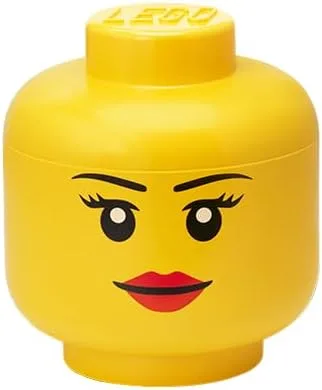 Vista 12 de LEGO - Cabezal de almacenamiento (pequeño), caja de almacenamiento de Amarillo brillante
