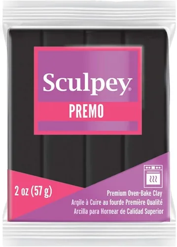 Vista 7 de Sculpey Premo Arcilla polimérica para horno, tono Carmesí Alizarina, no tóxica, barra de 2 oz., ideal para hacer joyas, decoraciones festivas