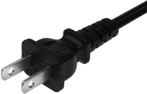 Vista 6 de SF Cable, NEMA 1-15P a C7, 18/2 SPT-2 de 15 pies (10 A 125 V)