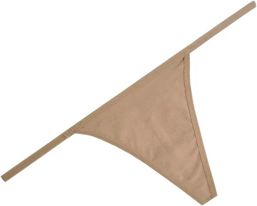 Vista 4 de Paquete de 5 tangas sexy de algodón para mujer, ropa interior sin costuras