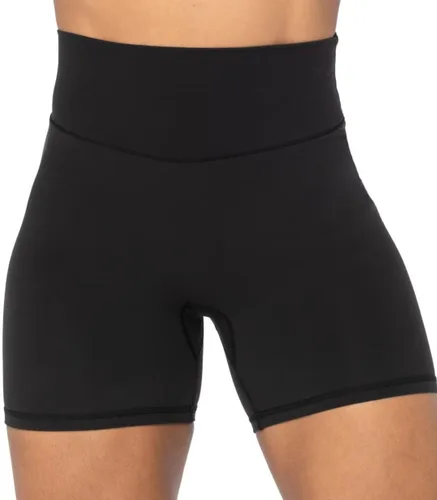 Vista 3 de Sunzel - Shorts de tiro alto para ciclista, sin costuras frontales, para mujer, a prueba de sentadillas, para yoga, entrenamiento, gimnasio, ciclismo