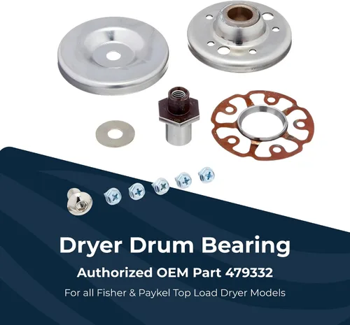 Vista 2 de Fisher & Paykel Kit de rodamientos de tambor para secadora - Piezas de electrodomésticos OEM para mejoras del hogar, 4 x 4 x 3 pulgadas