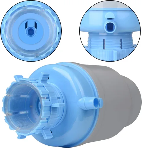Vista 5 de ONE250 Bomba manual para botella de agua, bomba de agua potable fácil, dispensador manual de prensa manual fácil y portátil para enfriadores Gris