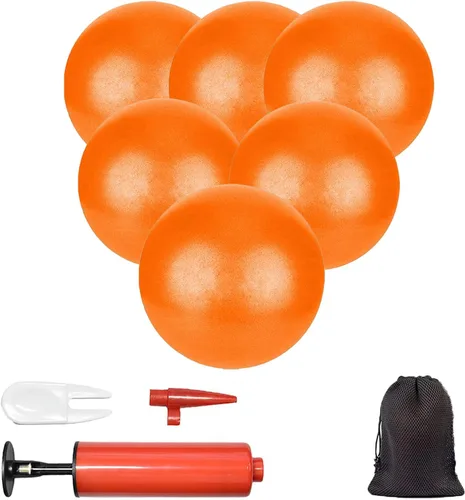 Vista 11 de Mini bolas de yoga 9 pulgadas ejercicio pilates terapia equilibrio micropore bola Barre equipo para entrenamiento de estabilidad en el hogar