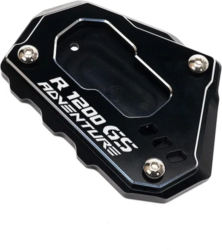 Vista 10 de Almohadilla de extensión para soporte lateral de motocicleta, placa para BMW R1200GS R1250GS R 1200 1250 GS ADV 2021 (color : R1250GSADV rojo)