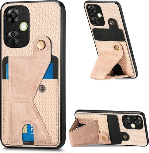 Vista 241 de Funda para Oppo K10x / OnePlus Nord CE 2 Lite 5G Funda para Realme 9 5G / 9 Pro / Q5 / V25 Funda de piel sintética con ranuras para tarjetas