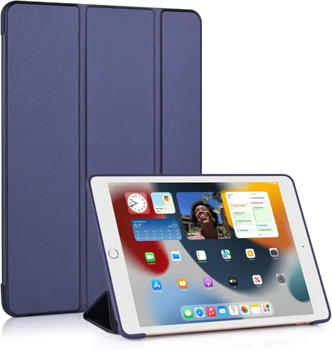 Vista 8 de RUBAN Funda para iPad de 9ª/8ª/7ª generación de 10.2 pulgadas 2021/2020/2019 Funda protectora con soporte inteligente (negro)