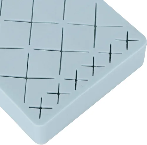 Vista 7 de Organizador de lápiz labial, organizador de maquillaje acrílico de 24 ranuras para lápiz labial, pinceles, botellas y más (azul)