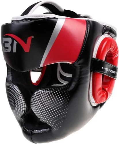 Vista 6 de Casco para boxeo MMA Training Kickboxing, equipo de cabeza para Muay Thai, Sparring, Taekwondo, Artes Marciales, Grappling, Karate
