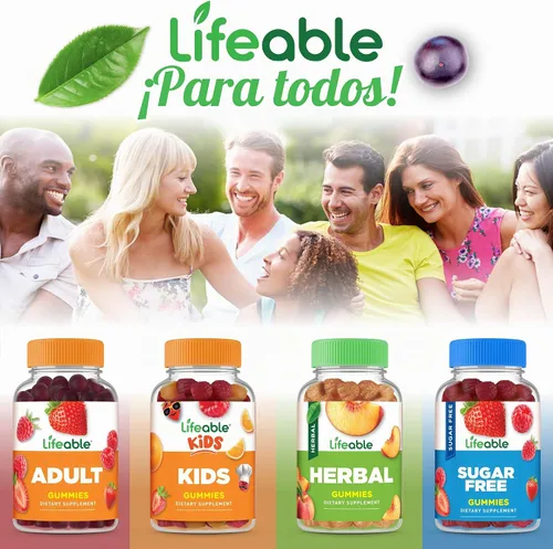Vista 9 de Lifeable Gomitas de hierro para mujeres y hombres, 20 mg con vitamina C