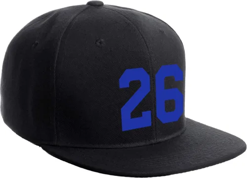 Vista 198 de Número de equipo modificado para requisitos particulares del jugador del color del sombrero del Snapback de la visera plana clásica de la visera