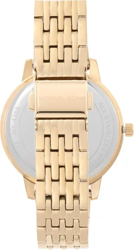 Vista 3 de Michael Kors MK4368 Melissa Reloj de acero inoxidable de tres manecillas doradas para mujer