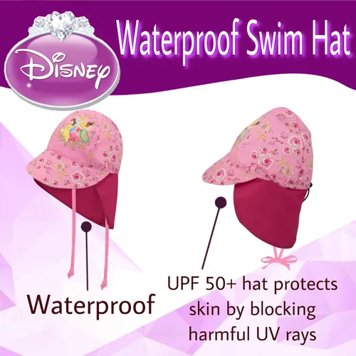Vista 2 de Disney Gorro de natación para niñas pequeñas, gorro de natación para niñas pequeñas, gorro de natación para niños pequeños con Frozen y Minnie