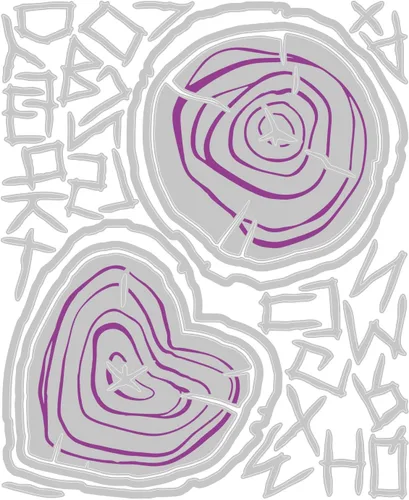Vista 3 de Sizzix Troqueles Thinlits de Tim Holtz 33/Pkg - Rebanada de madera