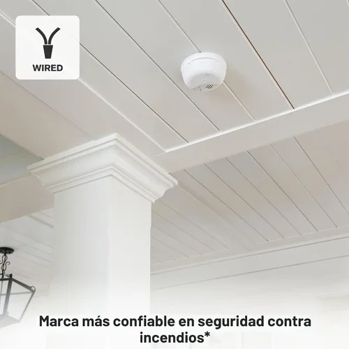 Vista 3 de First Alert Alarma combinada de humo y monóxido de carbono Batería de reserva SMICO100-AC, 9V