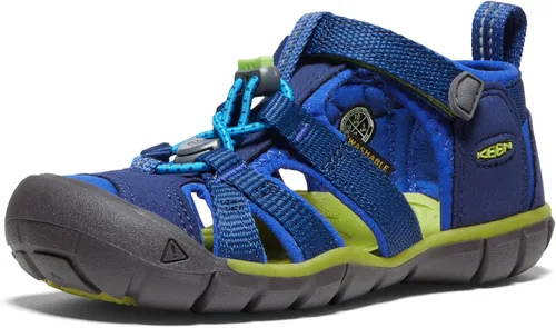 Vista 9 de KEEN Sandalias unisex para niños Seacamp 2 CNX con puntera cerrada Azul Azur/Blanco Estrella