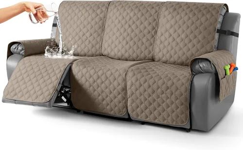 Vista 56 de TAOCOCO Fundas reclinables 100% impermeables, con correas para las piernas, funda de sofá reclinable reversible para silla reclinable, protector