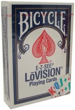 Vista 2 de Bicycle Lo-Vision Cartas Especiales - 2 Barajas