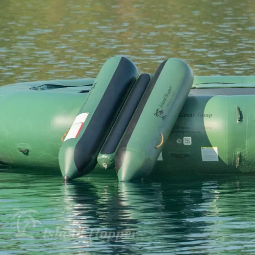 Vista 8 de Island Hopper Bounce N Slide Water Trampoline Attachment - Slide Only verde (Natural Green)