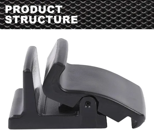 Vista 2 de CNNELL Cerradura de pestillo de puerta corredera compatible con Ford F150 1997-2004/Fit Ford F250 1997-1999 Cerradura manual de vidrio para ventana