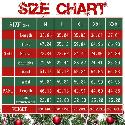 Vista 3 de Trajes de Santa Claus para navidad, trajes para fiesta, disfraces, cosplay