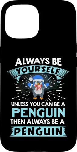 Vista 6 de iPhone 16 Penguin Shirt for Kids Boys Case