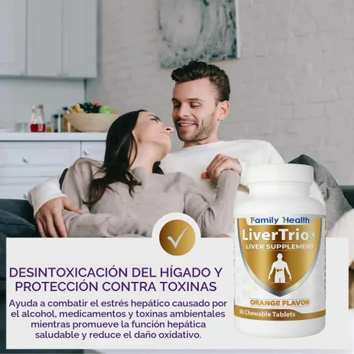 Vista 12 de LiverTrioX - Suplemento antioxidante integral para el hígado, tabletas masticables de suplemento hepático con el mismo, glutatión, silibina