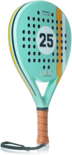 Vista 12 de Pala de pádel Mónaco Carbon Soft - Mint PALA, pala Lite con fibra de carbono, ideal para principiantes