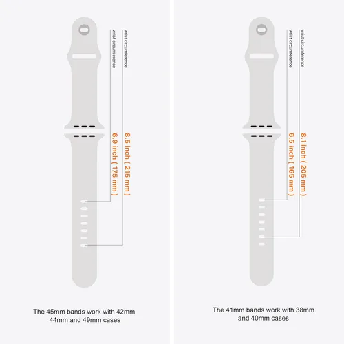 Vista 5 de Banda SB para Apple Watch para Mujeres y Hombres Se Ultra 2 de 40mm 44mm 46mm 42mm 45mm 41mm 38mm 49mm Series 10 9 8 7 6 5 4 3, Correa Deportiva