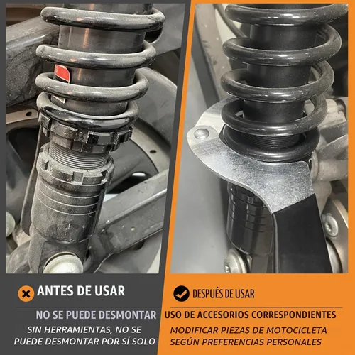 Vista 4 de Herramienta de llave de choque apta para modelos Harley