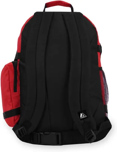 Vista 4 de Everest Mochila de lujo de gran tamaño para equipaje, Rojo -, Mochila Deluxe de gran