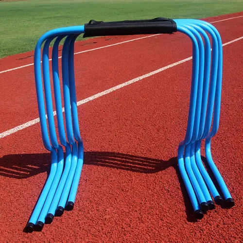Vista 10 de YXXSDP Juego de entrenamiento de velocidad y agilidad, obstáculos de entrenamiento de obstáculos portátiles profesionales, equipo de práctica