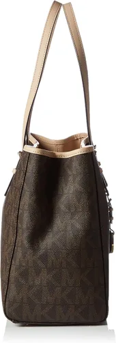 Vista 3 de Michael Kors Jet Set viaje Signature café Grande bolsa Bolso 30t3gtvt7b-200