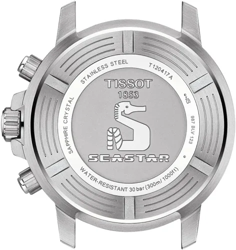 Vista 2 de Seastar GTS QTZ CHR SS GR IND, gris, Movimiento de cuarzo