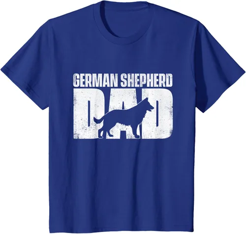 Vista 37 de Camiseta de pastor alemán para el día del padre del dueño de perros caninos, Negro