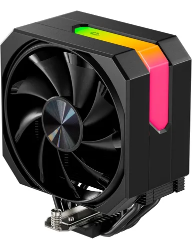 Vista 10 de Enfriador de aire de CPU con tubos de calor de 4X6mm, enfriador de CPU de ventilador de 120mm 1650rpm, enfriador de CPU AMD AM5/AM4/AM3 Serie