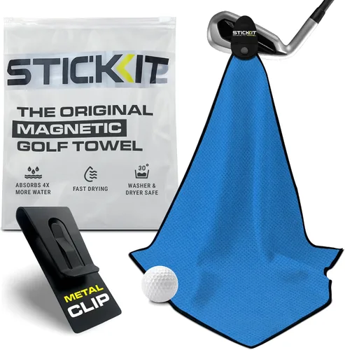 Vista 11 de STICKIT Toalla de golf magnética - Toalla de golf con tejido de gofre - 29