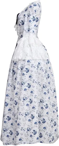 Vista 3 de Cosplaydiy Vestido de baile rococó para mujer Vestido gótico victoriano