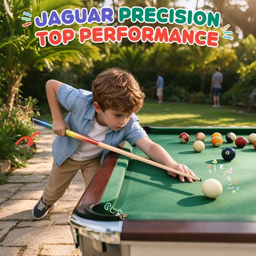 Vista 4 de Kids Short Pool Cue Set of 1/2,Canadian Maple Cue Sticks