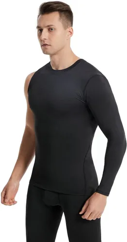 Vista 5 de New Compression Shirts for Men 12 Single Arm Long Sleeve Athletic Base Layer Undershirt Gear T Shirt for Workout Basketball