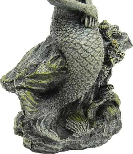 Vista 9 de Decoraciones de peces, estatua de acuario, hermosa decoración de resina de peces para decoraciones